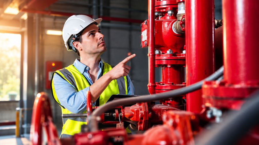 Fire safety site inspection